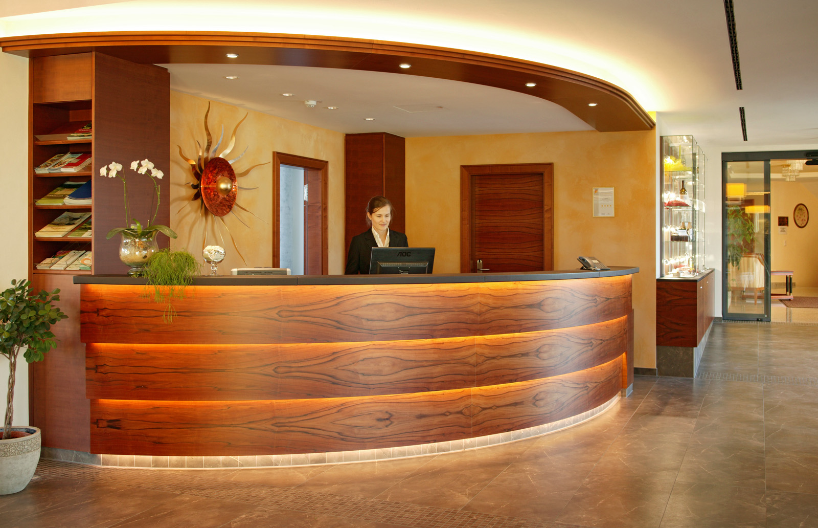 Rezeption - Hotel Sonne, Rudersberg/schlechtbach